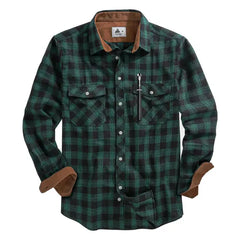 SWISSWELL Mens Flannel Plaid Shirts Casual Button Down Flannel Plaid Shackets for Men Long Sleeve Casual Plaid Jackets