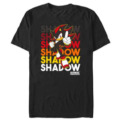 Men's Sonic the Hedgehog Shadow Stack Graphic T-Shirt