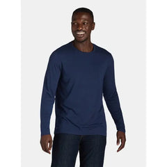 Athletic Works Men's and Big Men’s Tri-Blend Active Tee with Long-Sleeves