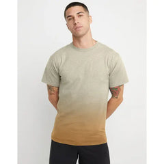 Hanes Men's & Big Men's Garment Dyed Dip Dye Ombre Tee Shirt