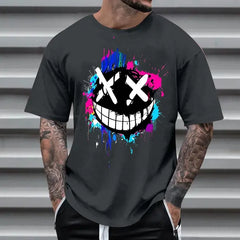 Nebwoak Mens Graphic T Shirts- Casual Short Sleeve Summer Fashion Funny Shirts