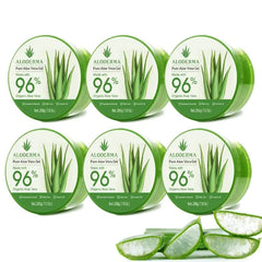 Aloderma Organic Aloe Vera Gel 96% Pure – Fresh 12-Hour Harvest, Hydrating & Soothing Face & Body Moisturizer, 7.0 oz