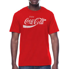 Coca Cola Coke Classic Apparel, Men's Graphic Crew Neck Short Sleeve T-shirt