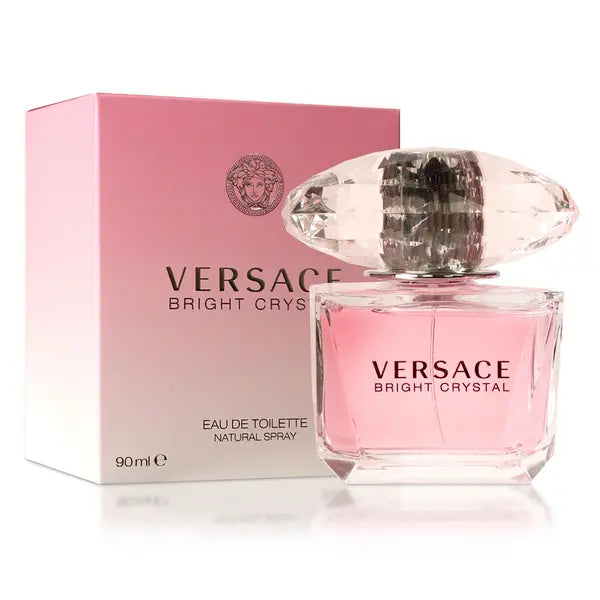 Versace Bright Crystal Eau De Toilette Spray, Perfume for Women - 3 Fluid Ounces