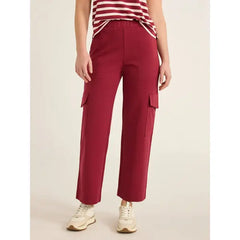Free Assembly Women's Wide Leg Knit Cargo Pants, 30” Inseam