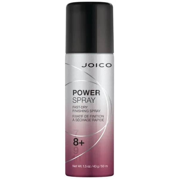 Joico Power Spray Fast-Dry Finishing Spray | For Most Hair Types | Protect Against Heat & Humidity | Protect Against Pollution & Harmful UV | Paraben & Sulfate Free | 72 Hour Hold