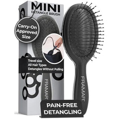 FRAMAR Chocolate Hair Brush Detangler, Wet Hair Brushes For Women