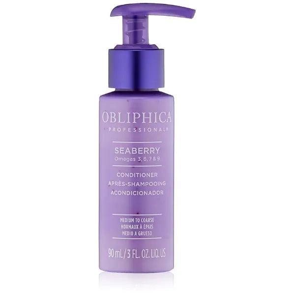 Obliphica Seaberry Conditioner for Wavy Hair Frizz Control, Curly, Damaged Repaired Hair Hair Mask & Treatment for Dry Hair and Growth