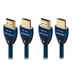 AudioQuest Sky 2.1 High-Speed HDMI Cable – Premium 8K/10K Compatible HDMI Cable for Ultra HD Video, Enhanced Audio Return Channel (eARC), Low-Loss Signal Transmission for Home Theater & Gaming Systems