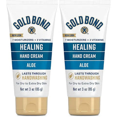 Gold Bond Healing Hand Cream, With Aloe, Hand Lotion for Dry Skin That Lasts Through Handwashing.