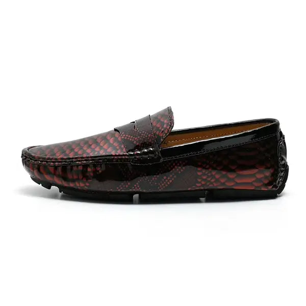Men's Casual Loafers Slip On Leather Shoes Lightweight Driving Shoes Moccasins Classic Penny Loafer Flats Boat Shoes Big Size