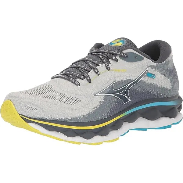 Mizuno Men's Wave Sky 7 Running Shoe Pearl-Blue 46.5 EU