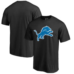 Men's Black Detroit Lions Primary Logo 2 T-Shirt