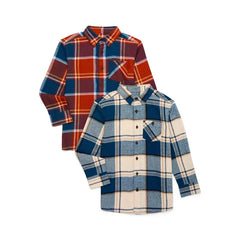 Wonder Nation Boys Flannel Shirt