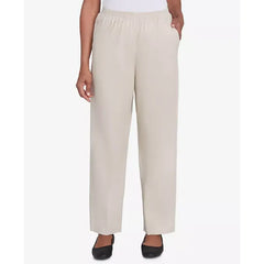 Alfred Dunner Petite Mid-Rise Casual Pants for Women