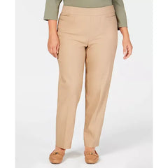 Alfred Dunner Plus Size Classic Allure Tummy Control Pull-On Average Length Pants