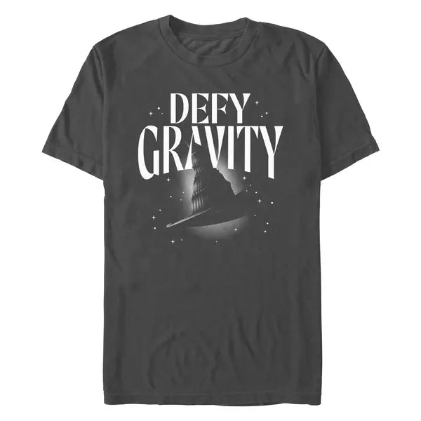 Men's Wicked Defy Gravity Witch Hat Graphic T-Shirt