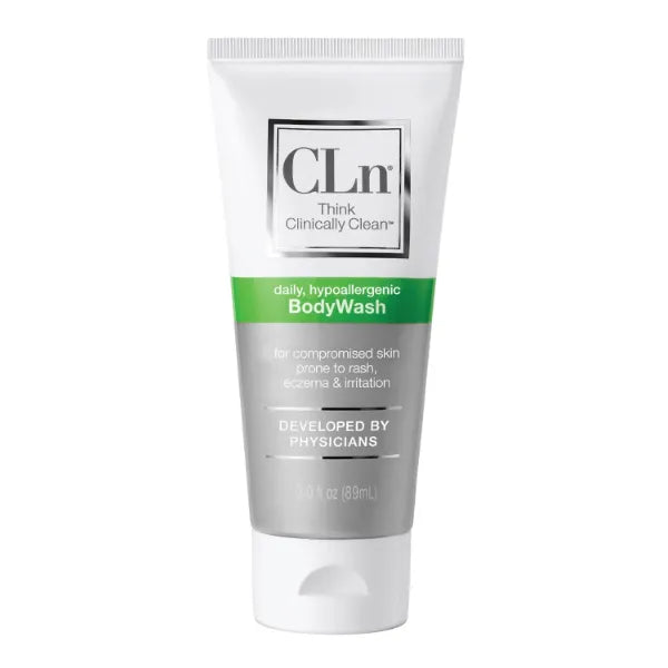 CLn BodyWash Non-Drying Body Wash, For Compromised Skin Prone to Eczema, Dermatitis, Rash & Hidradenitis Suppurativa, Fragrance-Free & Paraben-Free