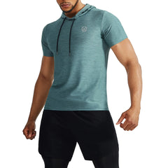 NELEUS Mens Workout Shirts Hoodie Running Athletic Dry Fit Long Sleeve