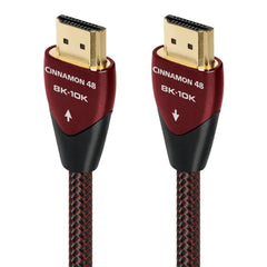 AudioQuest Cinnamon 48 2.1 HDMI Cable - 8K/10K Ultra HD, Gaming, High-Speed, 48Gbps, HDR, eARC