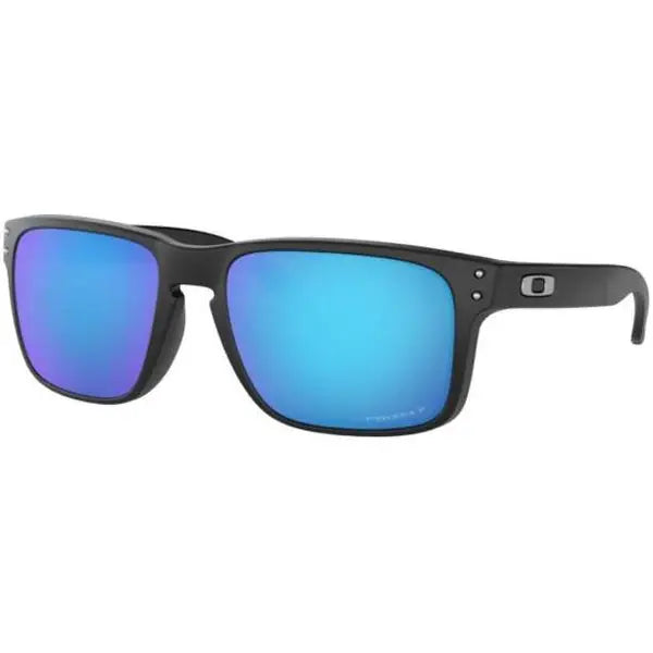 Oakley Holbrook Prizm Sapphire Polarized Square Men's Sunglasses (OO9102) - Matte Black