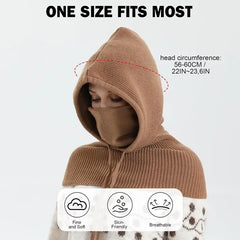 QKURT 3-in-1 Winter Balaclava – Warm Face Mask, Scarf & Neck Warmer for Men & Women