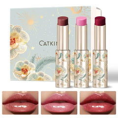 CATKIN Glossy Lip Balm Ultra Hydating Glow Lip Tinted Jelly Plump Melting Balm Shea Butter Repair Soothing For Dry Lips Dewy Finished