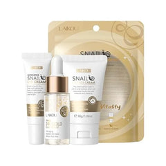 LAIKOU Korean Skin Care, Skin Care Set, Face Mask, Eye Mask, Lip Mask with Cleansing Gel, Toner, Eye Cream, Serum, Essence Cream for Women Teen Girls Mom Daughter Mother's Day Christmas Birthday