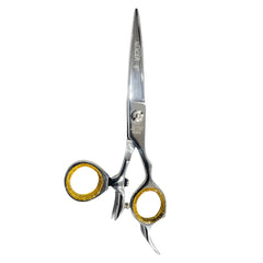 Nixcer Professional Convex Edge Swivel Sharp Hair Cutting Scissors 6″ - Silver
