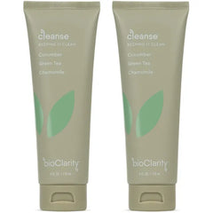 BioClarity Face Cleanser | 100% Vegan, Gentle Wash with Cucumber, Green Tea, and Chamomile, for Sensitive Oily Skin. Natural Ingredients