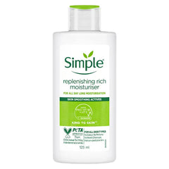 Simple Replenishing Rich Moisturiser, 125ml