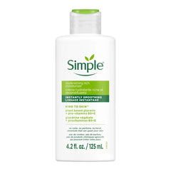 Simple Kind To Skin Replenishing Rich Moisturizer - Face Cream Nourishes and Hydrates - Face Moisturizer with Niacinamide, Vitamins B5 and E for All Skin Types 4.2 oz