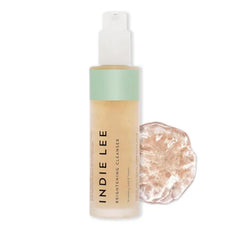 Indie Lee Brightening Facial Cleanser - Daily Hydrating Cleanser, Makeup Remover & Exfoliating Face Mask to Brighten, Firm & Protect Dry Skin - Clean, Gentle Face Wash