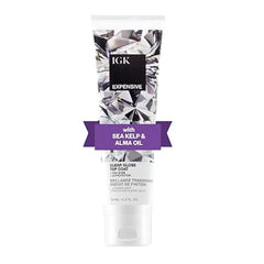 IGK  EXPENSIVE  Clear Hair Gloss Treatment  Shine-Boosting Top Coat for Glass Hair Hair Treatment for Smooth, Polished Finish Clear Gloss for Hair Sheen and Silkiness  4.2oz