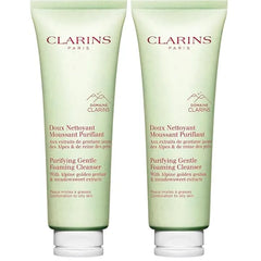 Clarins NEW Purifying Gentle Foaming Face Cleanser Cleanses, Purifies, Softens and Mattifies Combination To Oily Skin Types