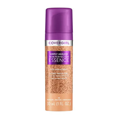 Covergirl Simply Ageless Skin Perfector Essence Foundation, Tinted Skincare Makeup Hybrid, Sheer Tint, Radiant Finish, Glowy Finish, Vegan Formula