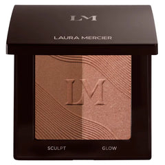 Laura Mercier Bronze Color Infusion, 12HR Long Wear, Talc-Free Bronzer Powder, Skin-Smoothing, Lightweight and Breathable, Natural Glow, Duo with Matte and Luminous Finishes