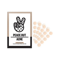 PEACE OUT Acne Healing Dots Hydrocolloid Pimple Patches, Acne Spot Treatment with Salicylic Acid, Retinol, and Aloe Vera for Blemishes and Breakouts
