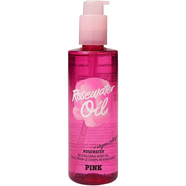 Victoria's Secret Pink Rosewater Soothing Body Care Body Oil 8 oz. (Rosewater)