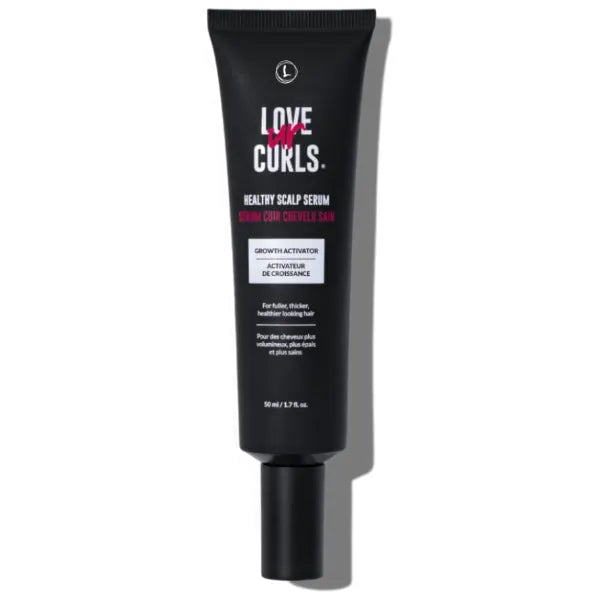 Love Ur Curls - Healthy Scalp Serum Growth Hair Activator, Turmeric & Basil Extracts for Deep Moisturizing and Thicker Full Hair, Vegan, 50mL