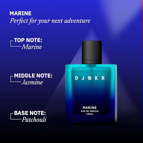 Djokr Marine Perfume For Men 100 ml | Eau De Parfum | Premium Luxury Long Lasting Fragrance Spray