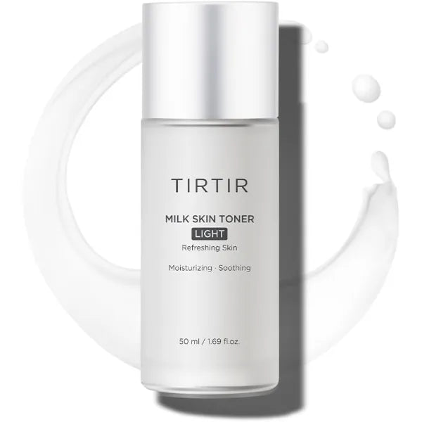 TIRTIR Milk Skin Toner Light | Instant Hydration with 4% Niacinamide, Pore-Tightening, Vegan Toner for Acne-Prone, Sensitive & Oily Skin, Fungal Acne Safe, Panthenol, Allantoin, Vitamin B