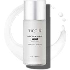 TIRTIR Milk Skin Toner Light | Instant Hydration with 4% Niacinamide, Pore-Tightening, Vegan Toner for Acne-Prone, Sensitive & Oily Skin, Fungal Acne Safe, Panthenol, Allantoin, Vitamin B
