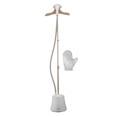 Panasonic 2000W Vertical Garment Steamer, Quick Care with Powerful Steam Upto 40g/min, 1.5X Wider Head, Large 1.5L Detachable Tank, Glove, NI-GSG060WTH, Ideal for Delicate Clothes, Long Garments Abaya