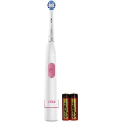Oral-B Easy Clean Battery Powered Toothbrush - White | Includes Brush Head & AA Batteries