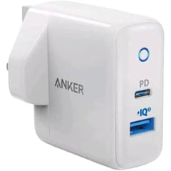 Anker PowerPort PD Plus 2 30W 2-Port Power Adapter  – White