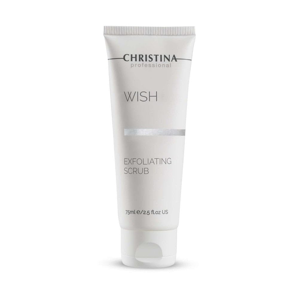 CHRISTINA Wish-Exfoliating Scrub, gently buffs away dead skin cells and impurities- 75ml
