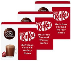KitKat Dolce Gusto Hot Chocolate, 16 Capsules, 3 Packs, 48 Cups