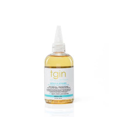 tgin Miracle Styling Ayurvedic Hair & Scalp Oil – Lightweight Curly Hair Oil with Neem & Brahmi Powder– Softens, Hydrates & Smooths Ends – 4 fl. Oz