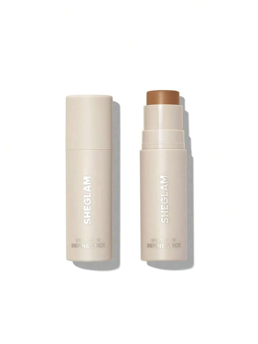 SHEGLAM Snatch 'n' Define Stick - Cream Contour Stick Long Lasting Highly Pigmented Sweat Proof Bronzer Sculpting Lightweight Smooth Natural Contour Face Makeup (Warm Honey)